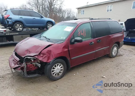 2000 Ford Windstar Lx z USA, uszkodzony, nr VIN 2FMZA514XYBA59176